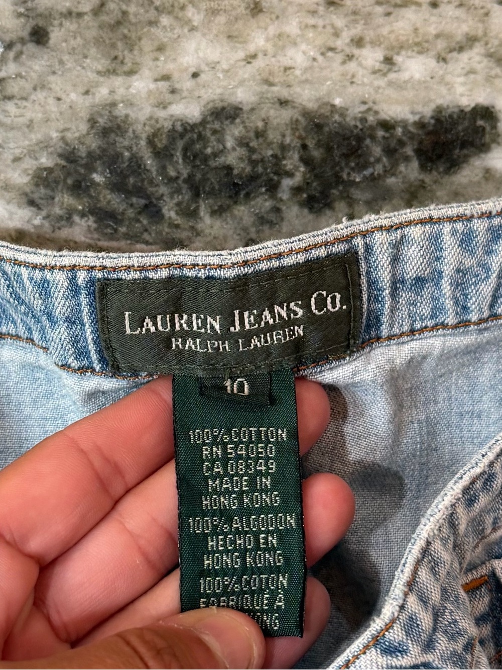 Vintage Lauren Ralph Lauren Blue Denim Button-Front Cami Top - Picture 4 of 7
